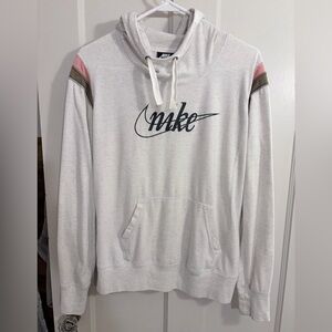 Nike Hoodie with Pink and Brown Accents